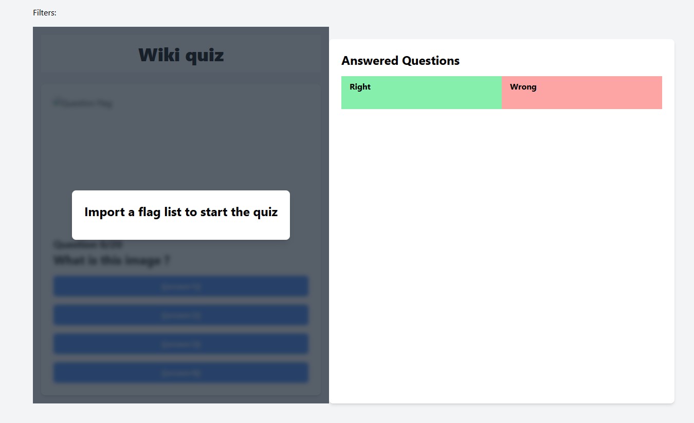 Wiki quizz project